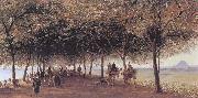 Lear, Edward The Pyramids Road oil painting